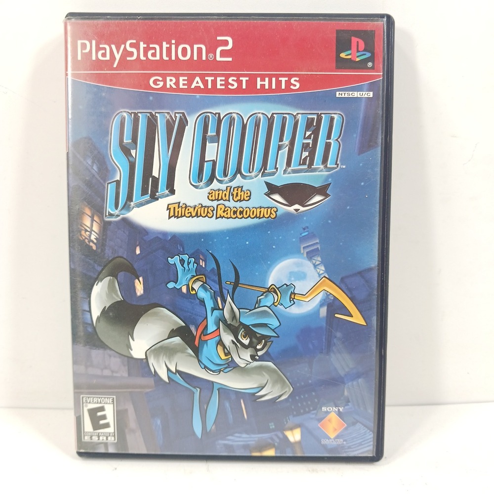 Sly Cooper and the Thievius Raccoonus PS2 PlayStation 2 Greatest Hits Complete